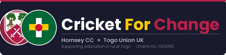 Cricket For Change — Hornsey CC × Togo Union UK
